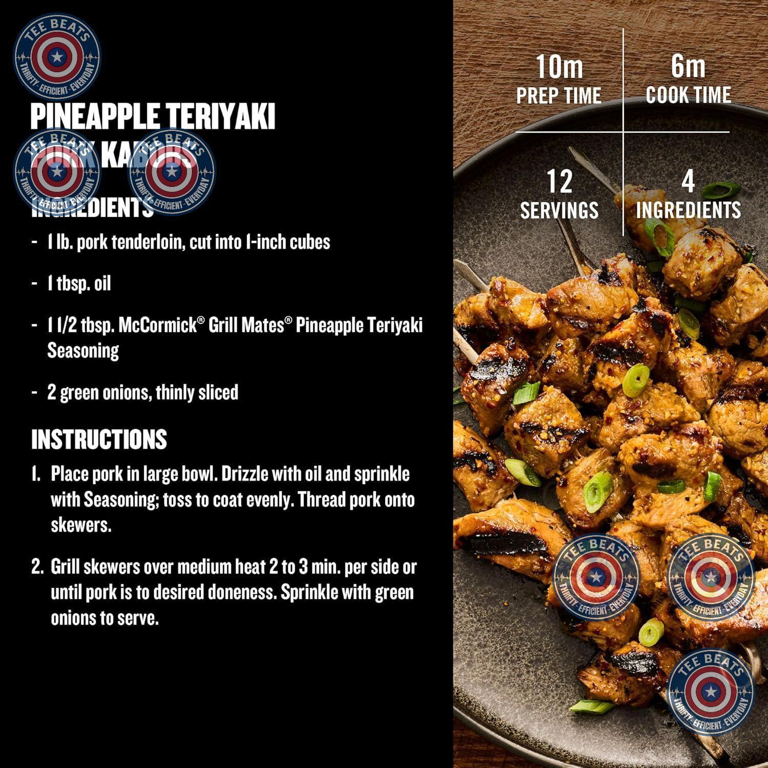 recommended dosage of 1-2 tbsp per 1 lb of meat for consistent results