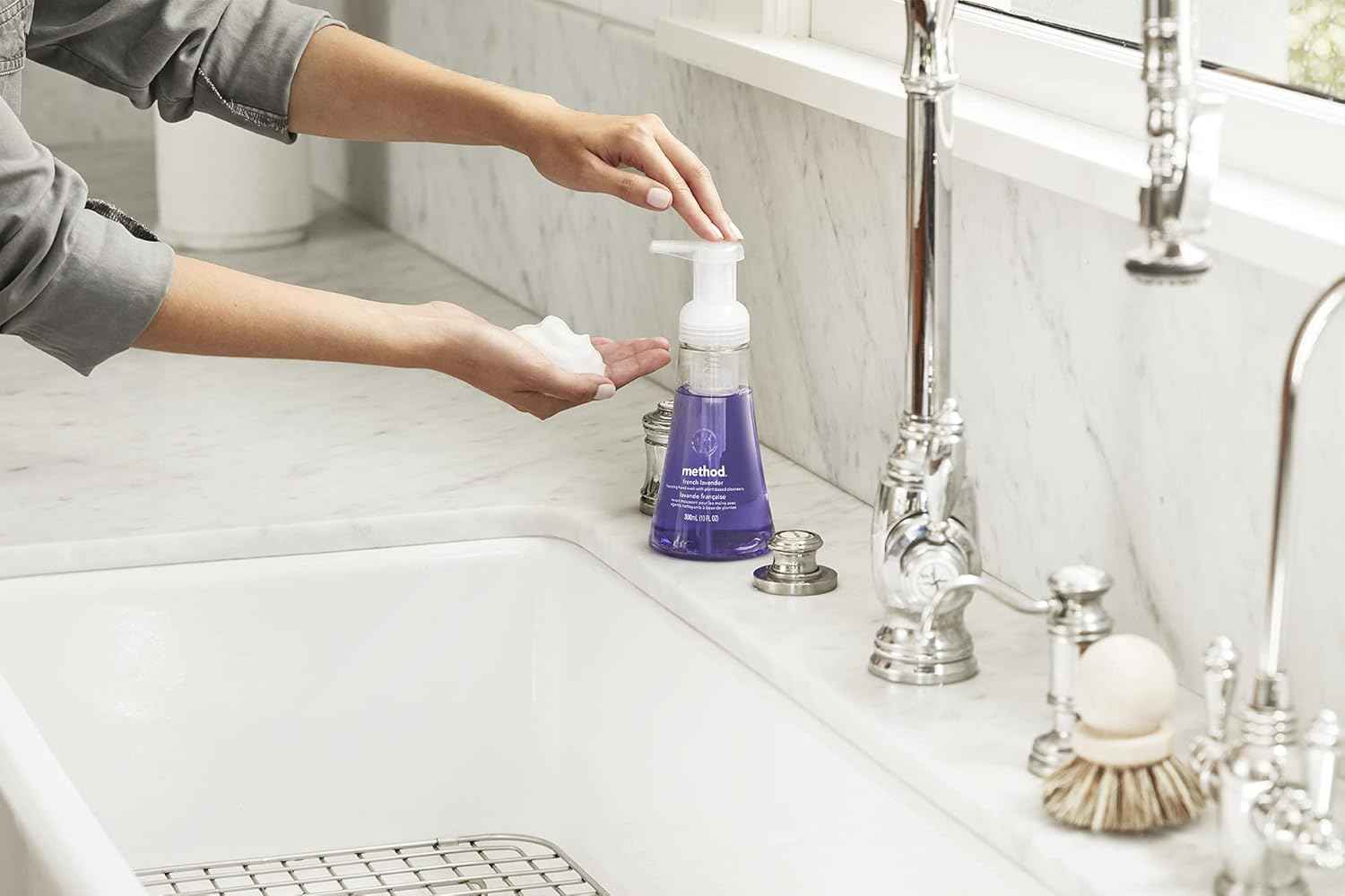 Method Foaming Hand Soap Sweet Water – Self-Care Hand Wash Ritual for Bathroom Sink