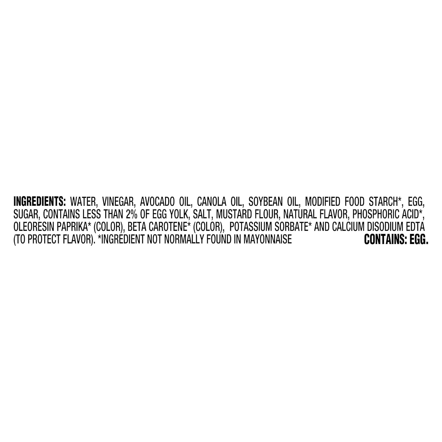 reduced fat content compared to regular kraft mayonnaise