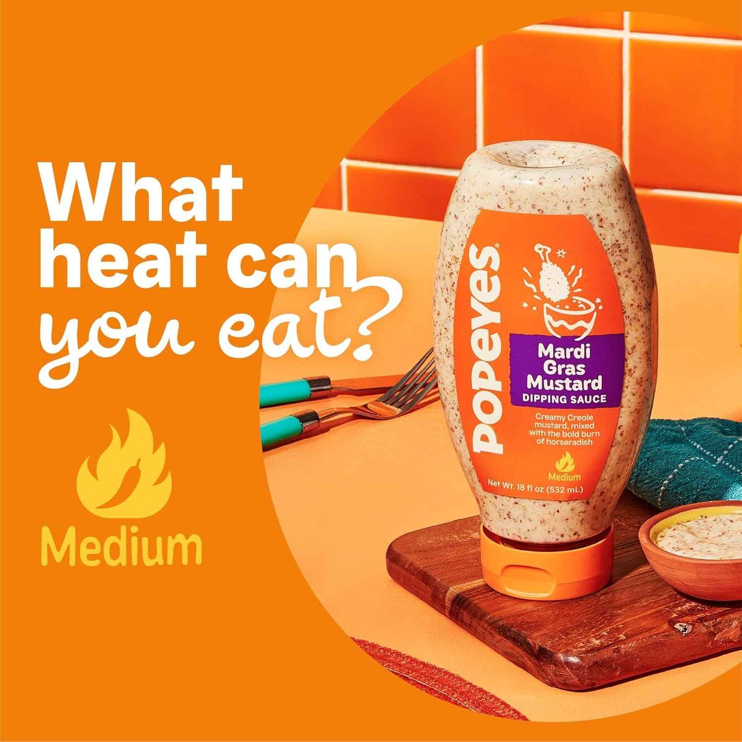 Popeyes Mardi Gras Mustard Dipping Sauce – Festive Birthday Gift for Mom Who Loves Bold Cajun Flavor