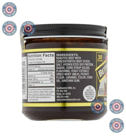 Better Than Bouillon Roasted Beef Base – Fat-Free Flavor Booster for Wholesome Family Cooking