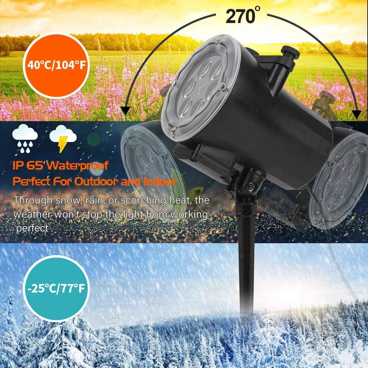 Lumaflair AuraGlow LED Pattern Projector – Bedroom Aesthetic Accent Light for Holiday and Everyday Home Styling