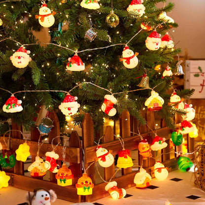 LOLStar Christmas String Lights – Cozy Living Room and Mantel Decor, 9.8FT 20 LED Battery Fairy Lights with Warm White Glow