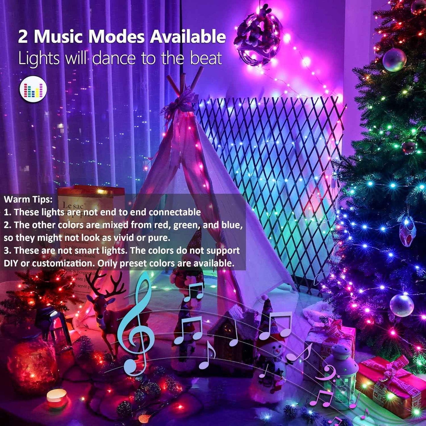 BrizLabs Color Changing Fairy Lights with Auto Timer – Safe Cool to Touch String Lights for Kids Bedroom, Nursery, and Playroom