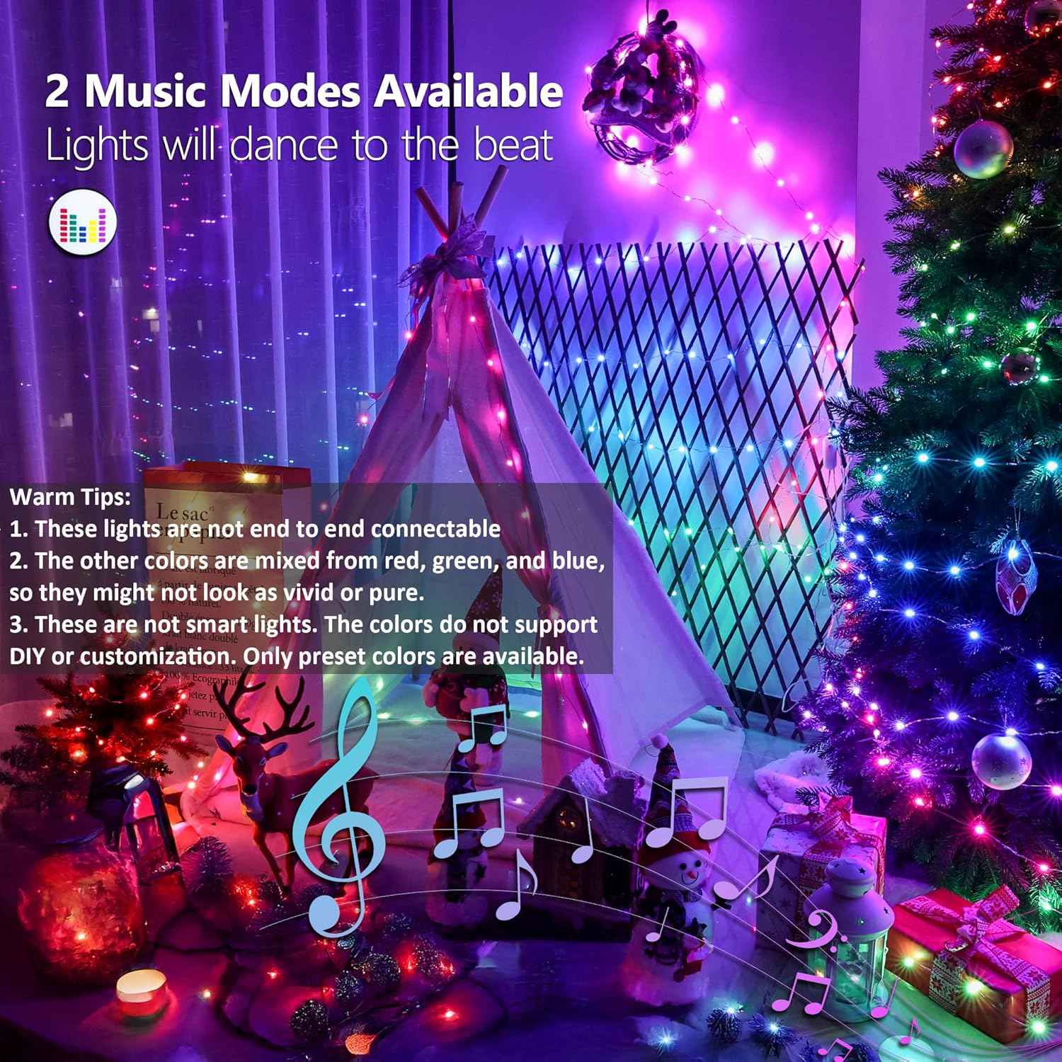 BrizLabs Color Changing Fairy Lights with Auto Timer – Safe Cool to Touch String Lights for Kids Bedroom, Nursery, and Playroom