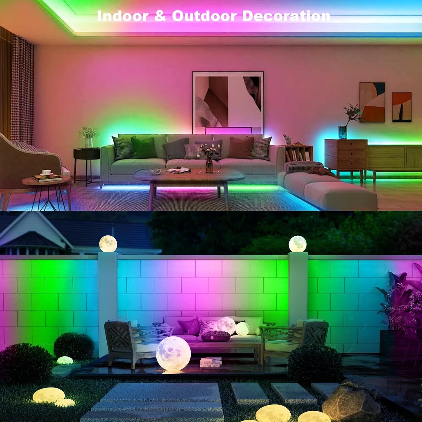 remote control with 8 lighting modes (combination, waves, sequential, slo-go, chasing/flash, slow fade, twinkle/flash, steady on)