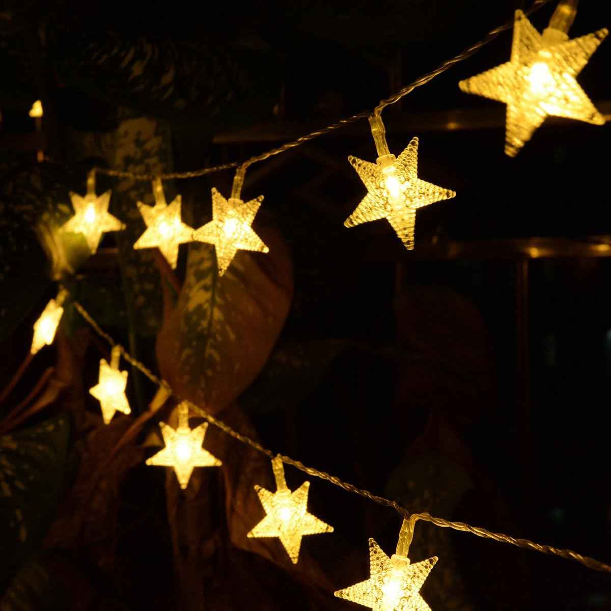 Homeleo Star String Lights, Cozy Housewarming & Birthday Gift for Her, Battery LED Fairy Lights with Remote