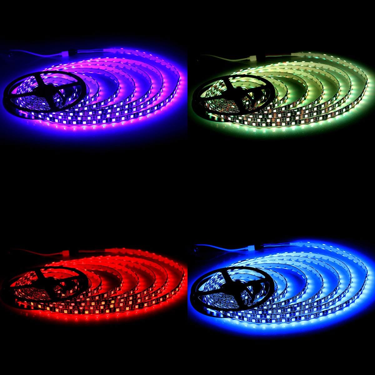 remote-controlled color, brightness, and mode changes (requires 5 a batteries, not included)