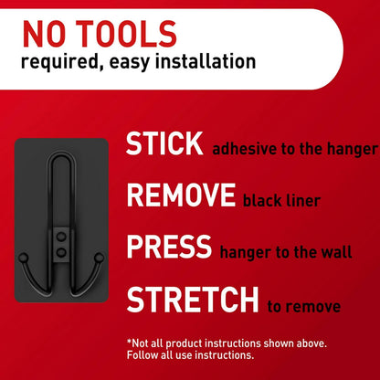 removes cleanly with no holes, marks, or sticky residue