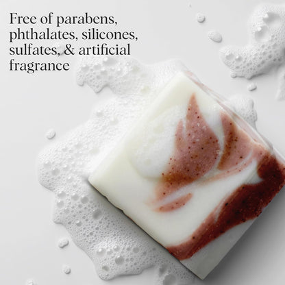 replaces two bottles of liquid body wash, eliminating single-use plastic
