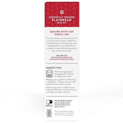 King Arthur Baking Company Flatbread Mix Kit – Premium Housewarming Gift for Foodie Friends, Ready in 1 Hour