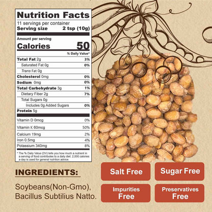 JAYUSS Freeze-Dried Natto – Single-Ingredient Plant Protein for Clutter-Free, Intentional Pantries