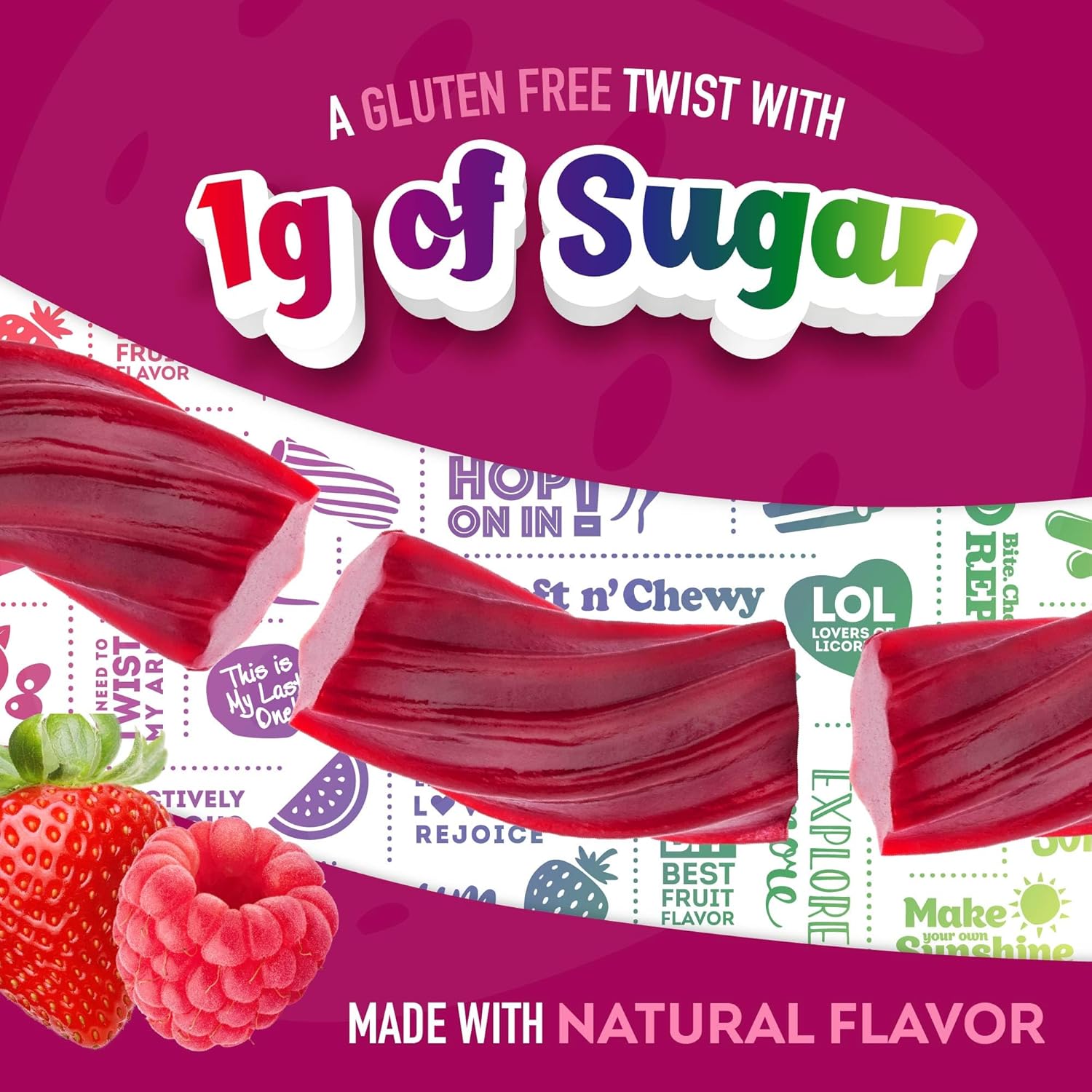 resealable 5.5 oz stand-up pouch available as single flavor or 2-flavor variety pack