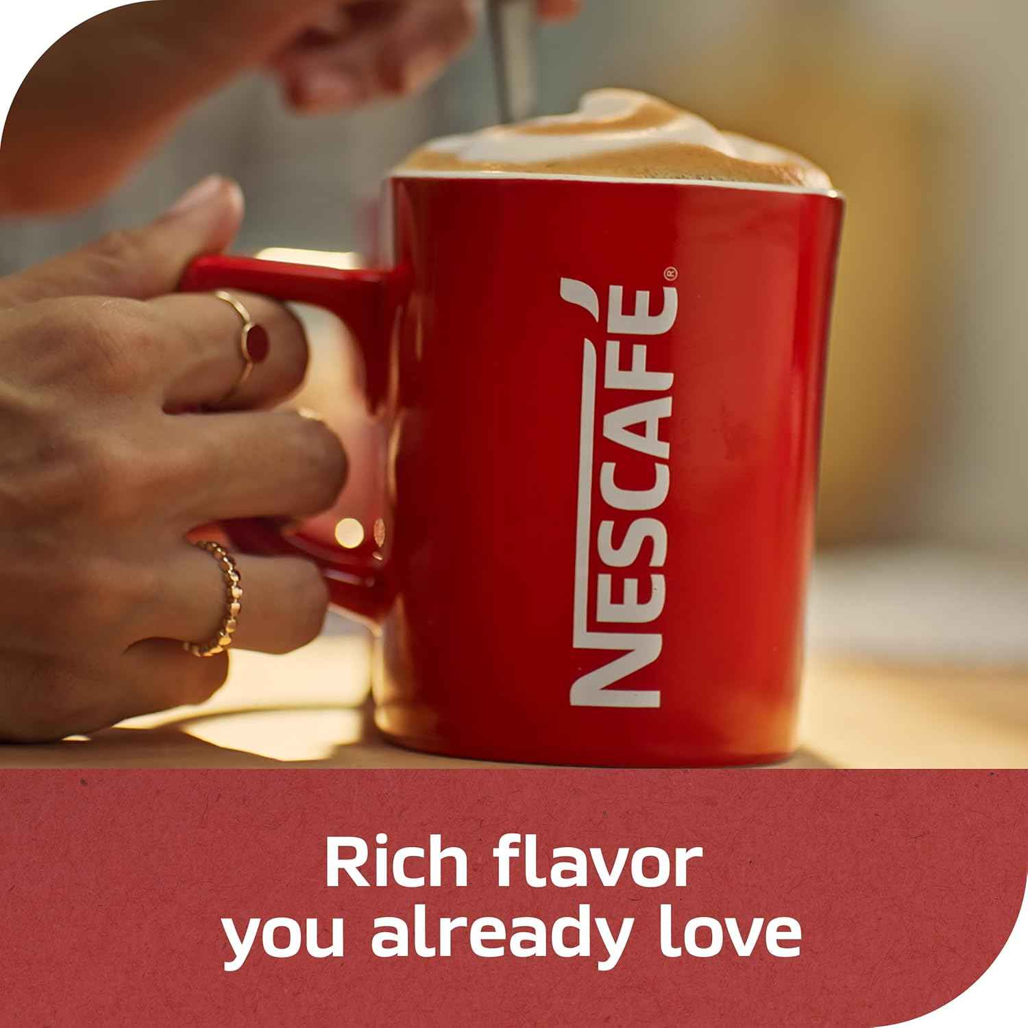NESCAFÉ CLÁSICO Instant Coffee – RV and Road Trip Brew, Resealable Canister for Open-Air Mornings