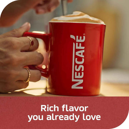 NESCAFÉ CLÁSICO Instant Coffee – RV and Road Trip Brew, Resealable Canister for Open-Air Mornings