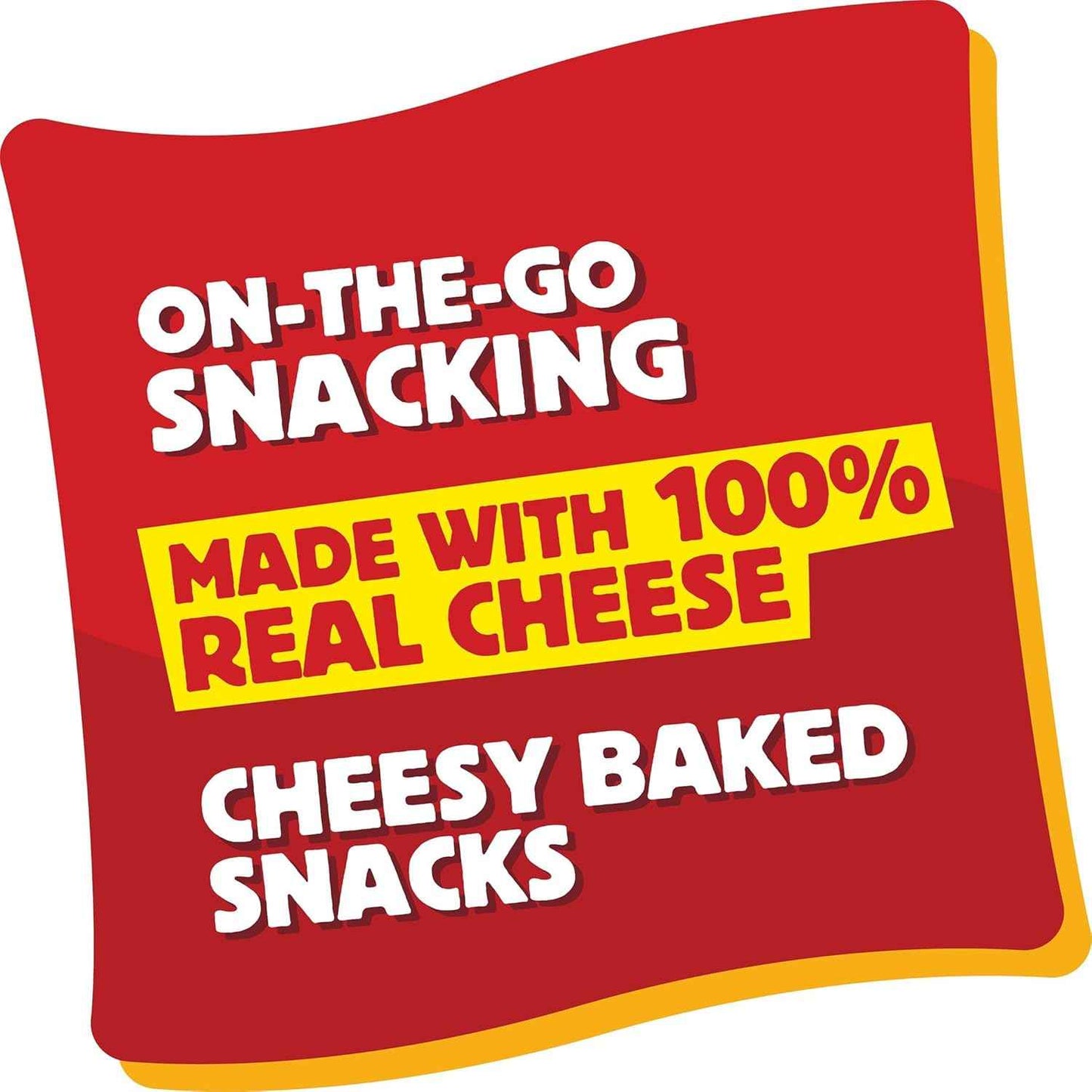 Cheez-It Snap'd On-the-Go Cheese Crisps, Single-Serve Snack Packs for Road Trips