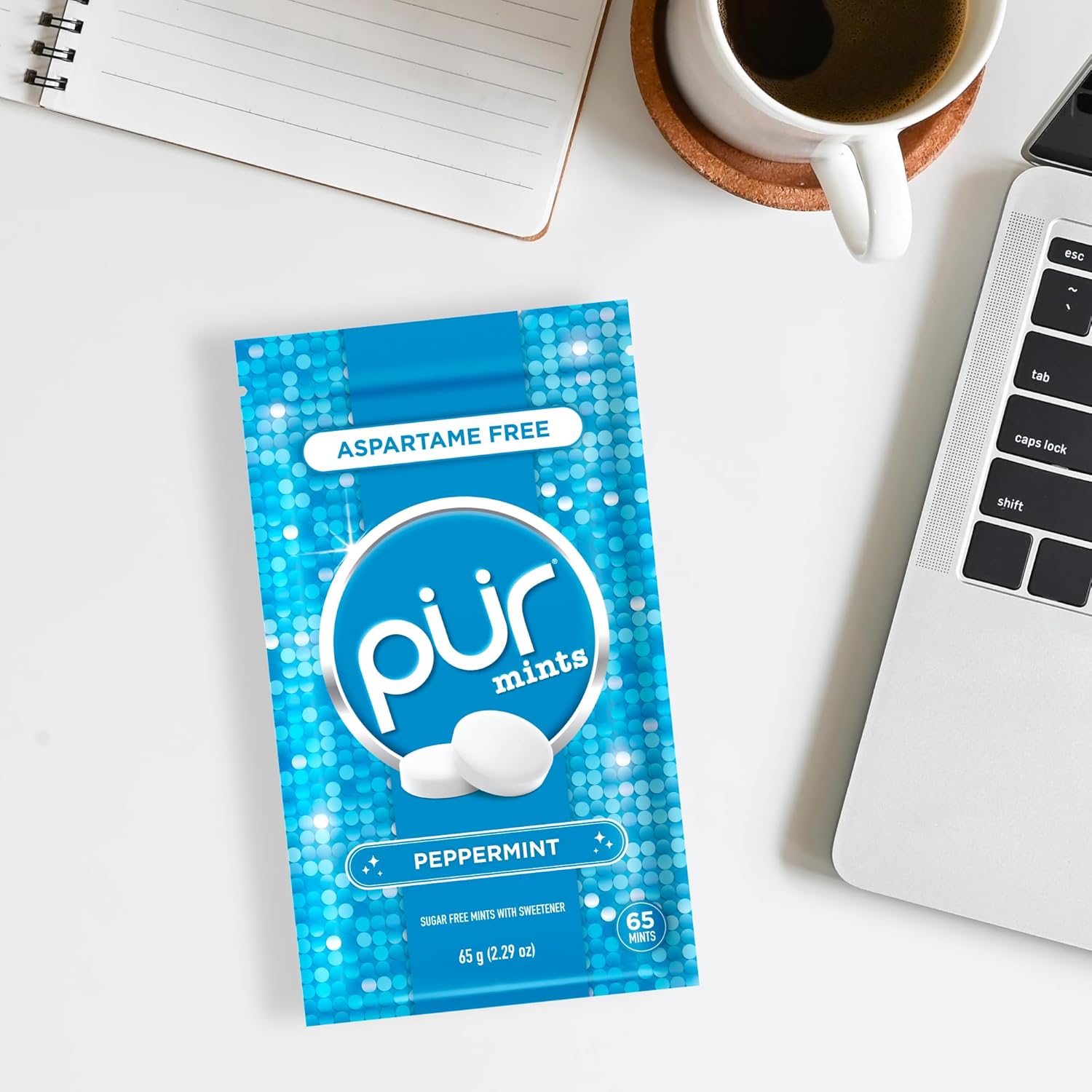 resealable portable format suited for pockets, bags, and desk drawers
