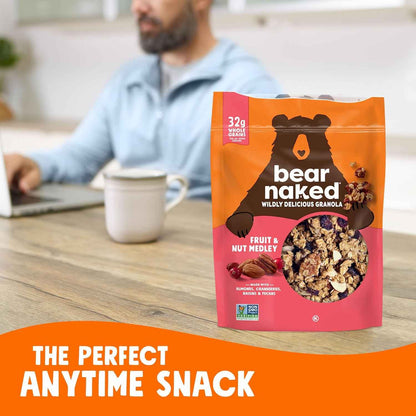 Bear Naked Granola Cereal – Calming Whole-Grain Snack for Home Office Wellness Breaks, 12oz Pouch