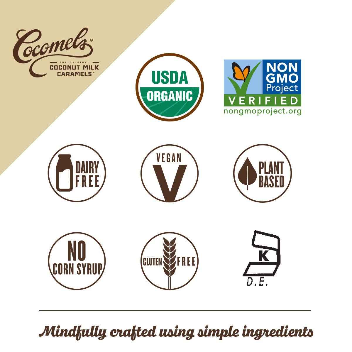 Cocomels Original Coconut Caramels – Plant-Based Dessert for a Guilt-Free Nighttime Wind-Down, 3.5 oz Pouch