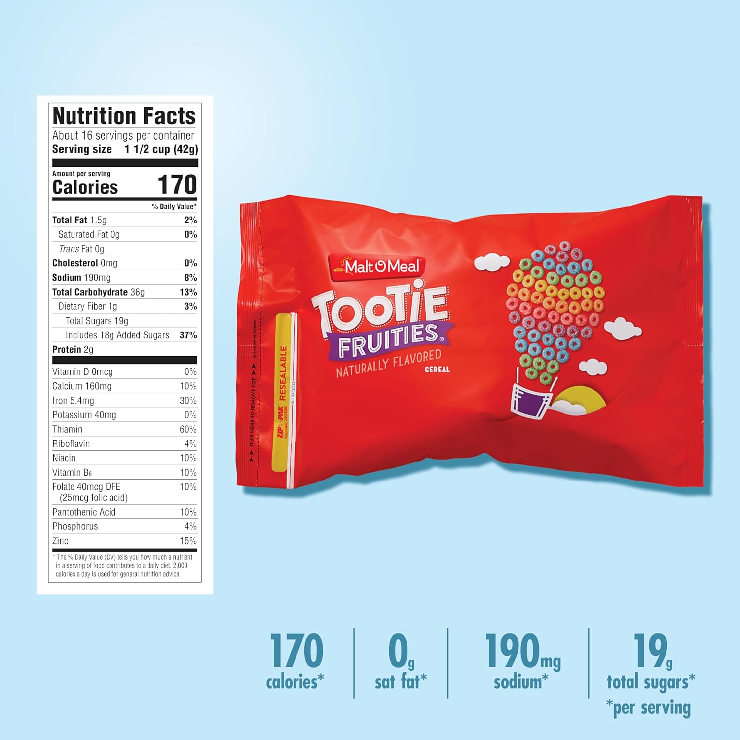 resealable zip-style top that locks in freshness and crunch