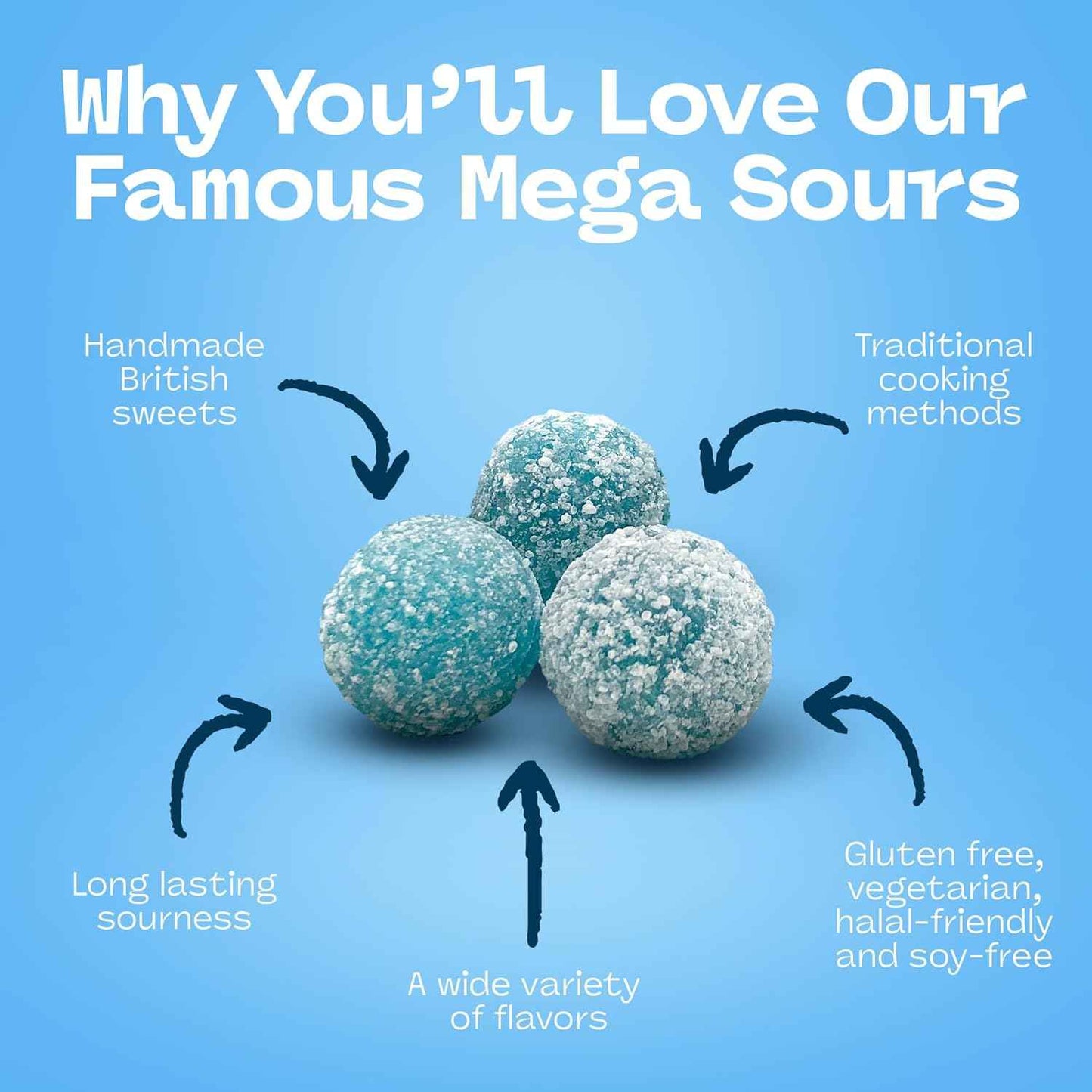 Barnetts Mega Sour Raspberry Candy 200g – Novelty Stocking Stuffer and Retro Gift Hamper Treat for Sour-Candy Lovers