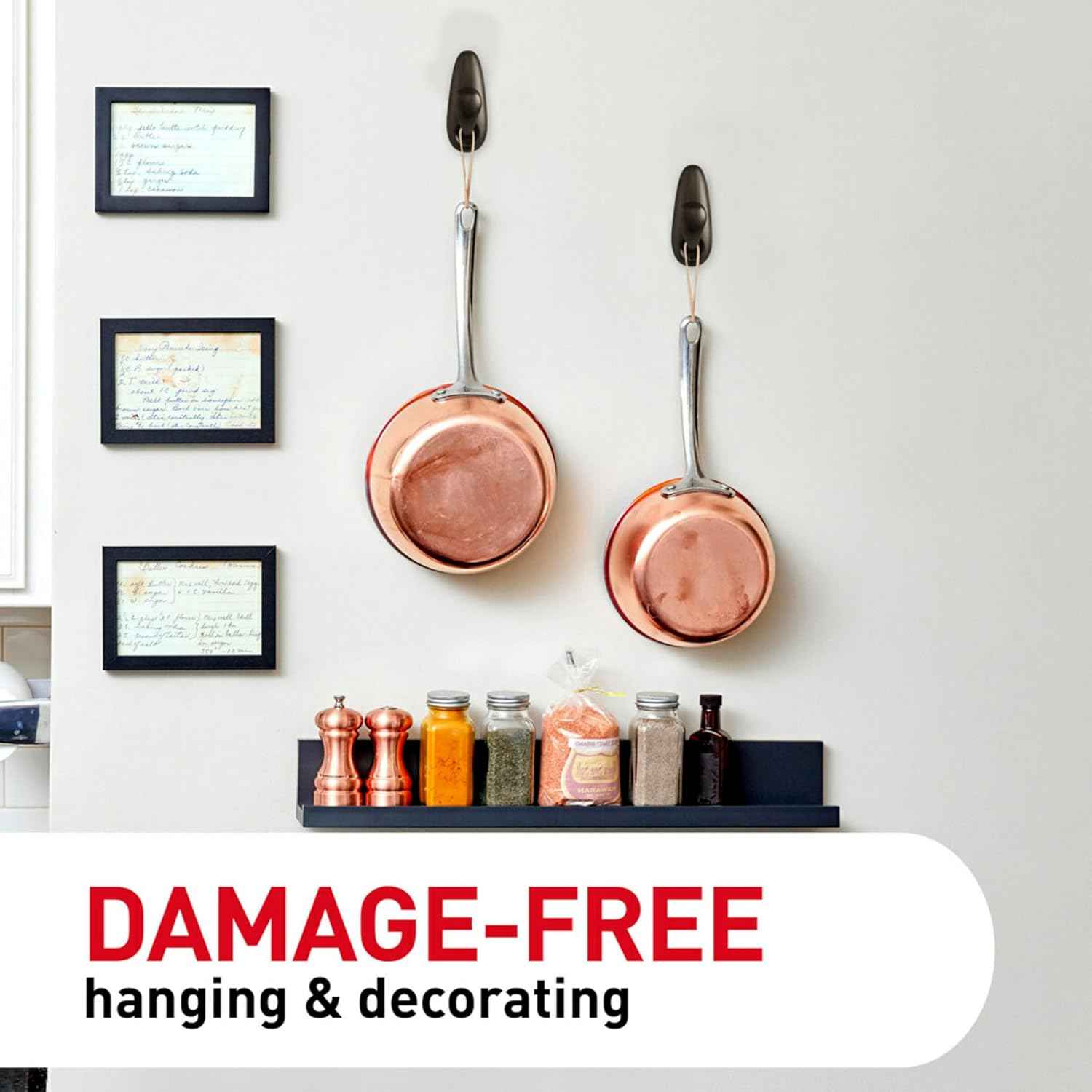 Command Bronze Wall Hooks, Practical Birthday Gift for Mom Who Loves Cozy Decor