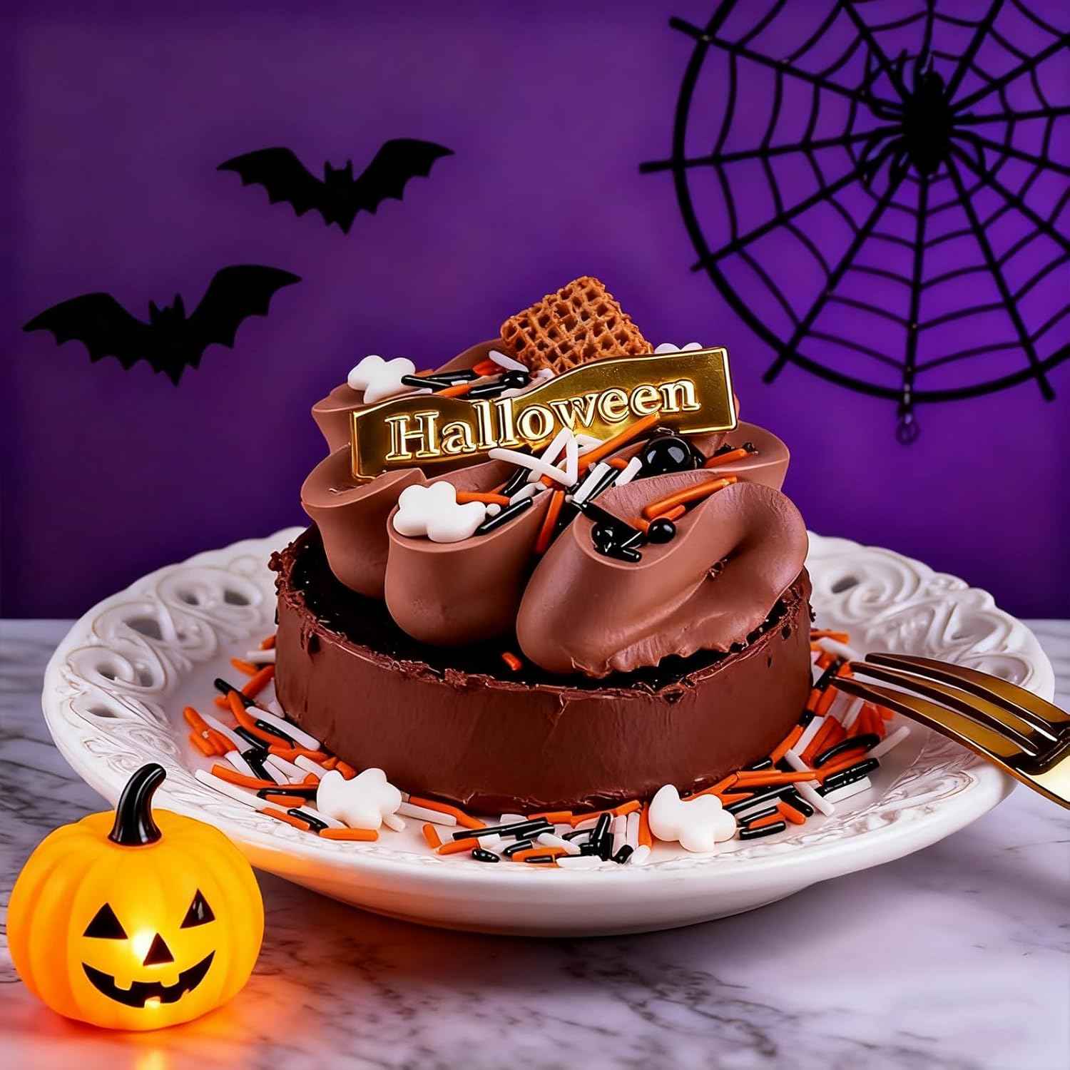 Halloween Sprinkles - Statement Table Decor for Halloween Dessert Spreads and Charcuterie Boards, 320g Edible Mix