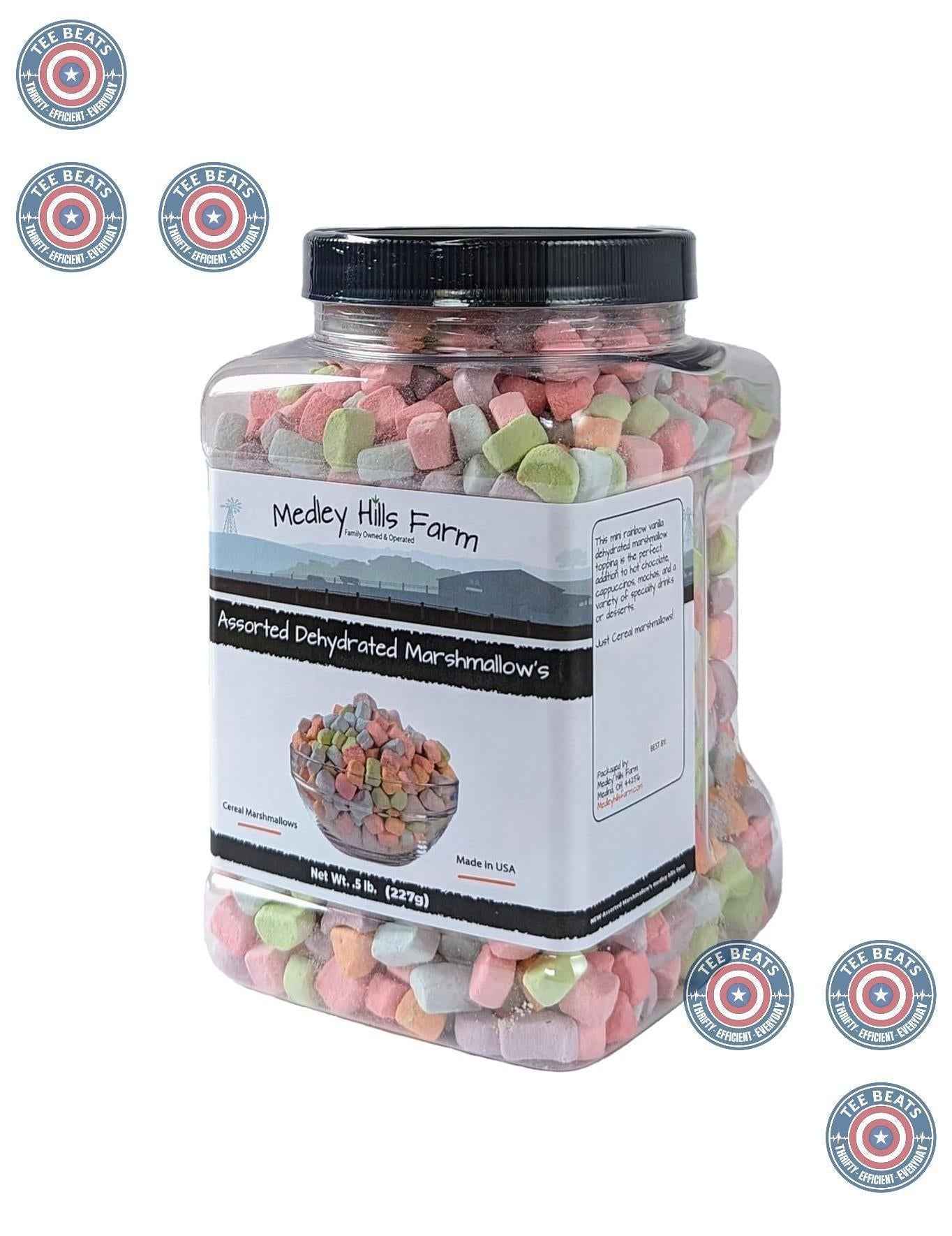 Medley Hills Farm Dehydrated Marshmallows – Cozy, Low-Lift Sweet Treat for Mindful Hot Drink Rituals