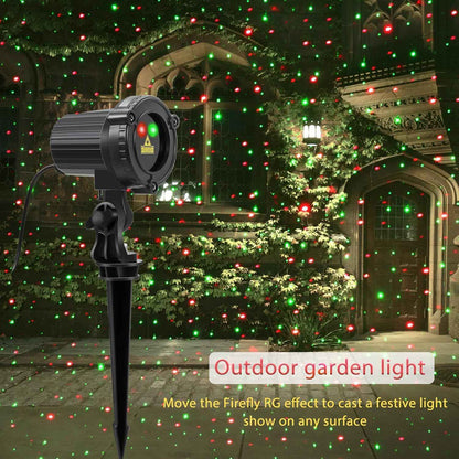 Laser Christmas Projector Lights Outdoor – Patio & Garden Star Light, IP65 Weatherproof Holiday Decor