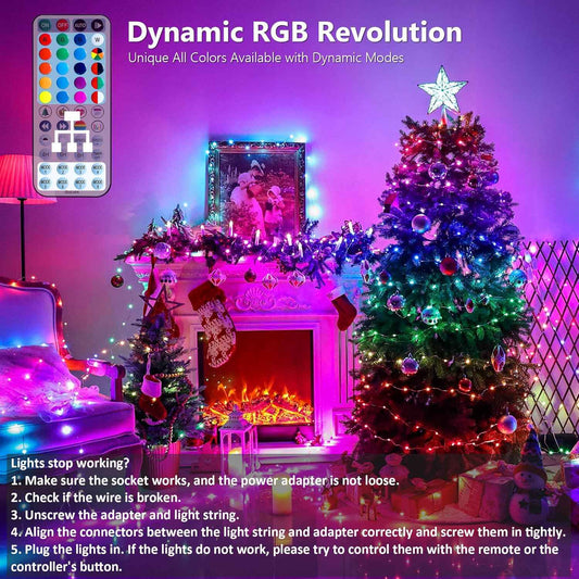 BrizLabs Color Changing Fairy Lights with Auto Timer – Safe Cool to Touch String Lights for Kids Bedroom, Nursery, and Playroom