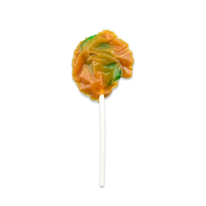 Tootsie Roll Caramel Apple Pops – Portable Trick-or-Treat Candy for Trunk-or-Treat Stations, 24 Count