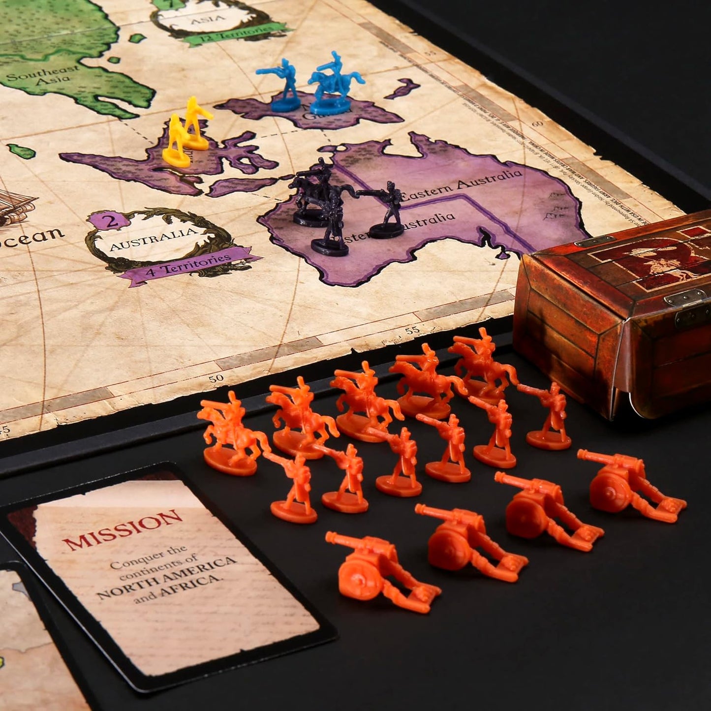 Risk Board Game – Iconic Birthday Gift for Strategy Lovers Ages 10 and Up, 2-5 Players