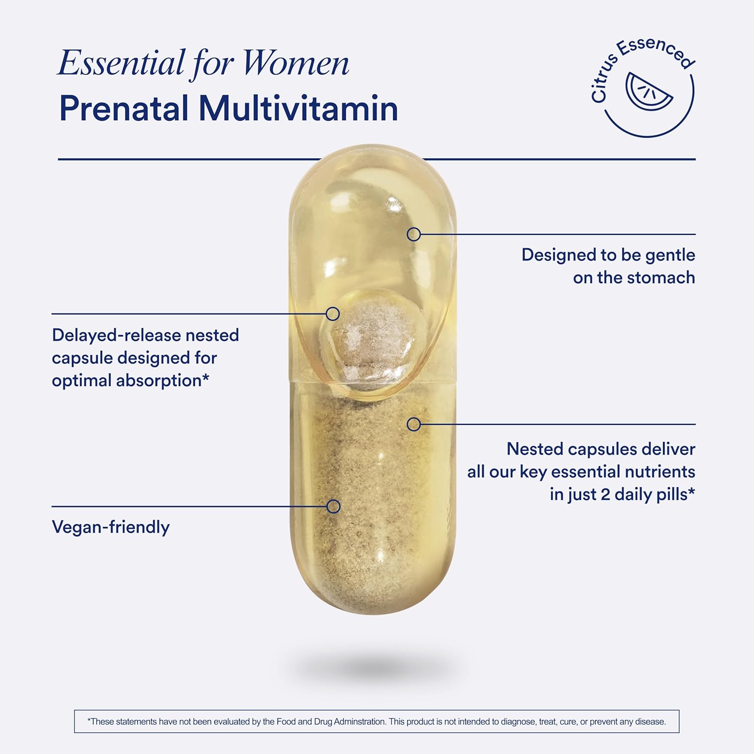 Ritual Prenatal Vitamin – Housewarming Gift for the Mom-to-Be, Premium Clean-Label Supplement