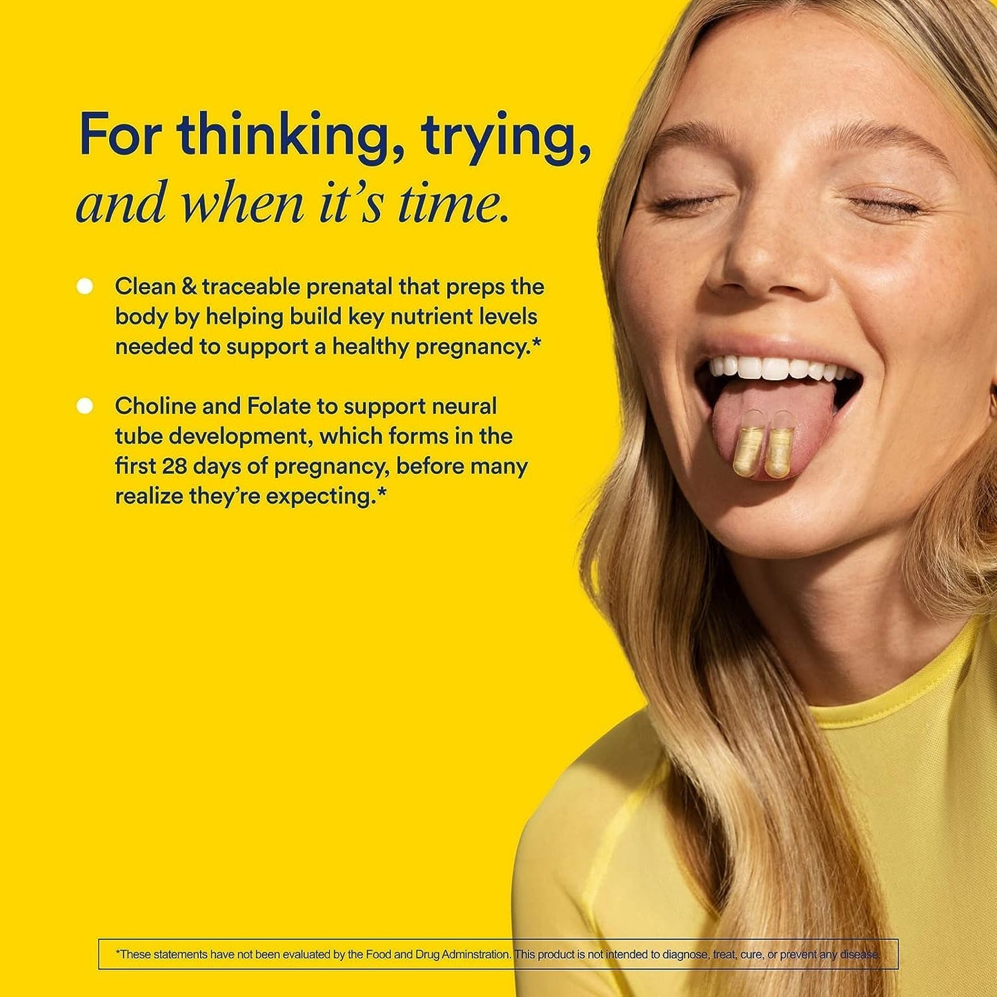 Ritual Prenatal Vitamin – Housewarming Gift for the Mom-to-Be, Premium Clean-Label Supplement