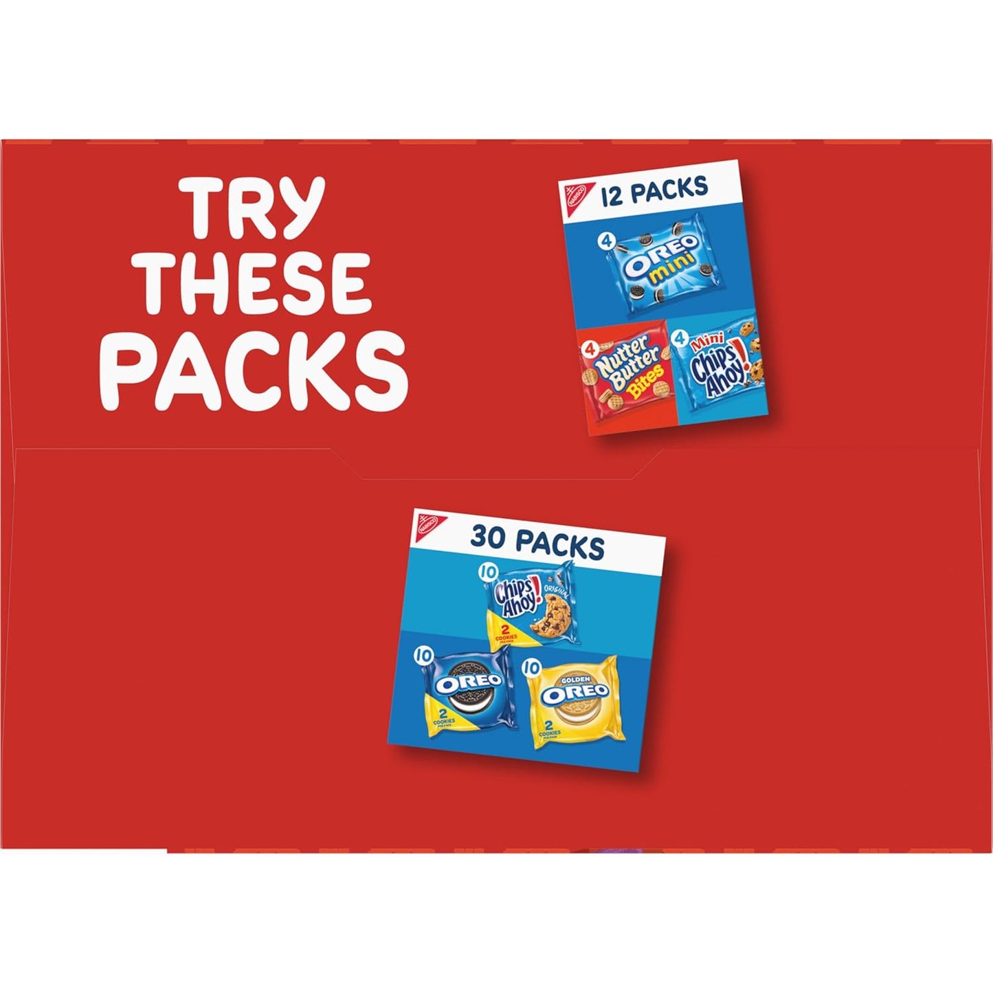 RITZ Bits Cheese and Peanut Butter Crackers Variety Pack – Kids Lunchbox Snack Packs for School and After-School, 20 Single-Serve Boxes