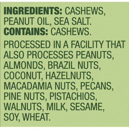 Emerald Nuts Roasted and Salted Cashews 7ct – Single-Serve Office Snack Pack for Focus Breaks and Commuter Bag Energy