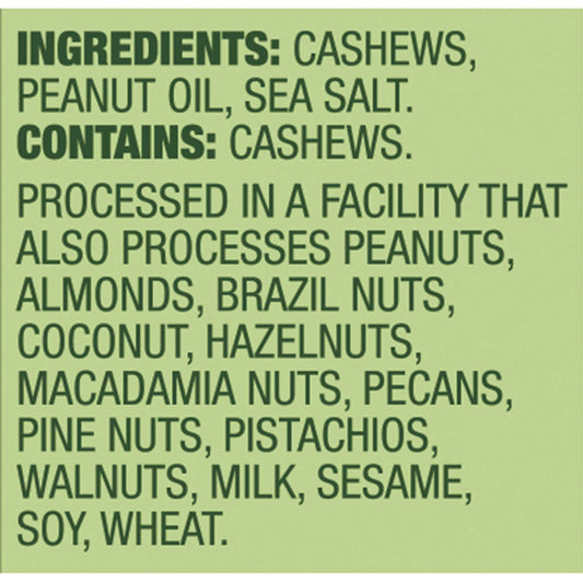 Emerald Nuts Roasted and Salted Cashews 7ct – Single-Serve Office Snack Pack for Focus Breaks and Commuter Bag Energy