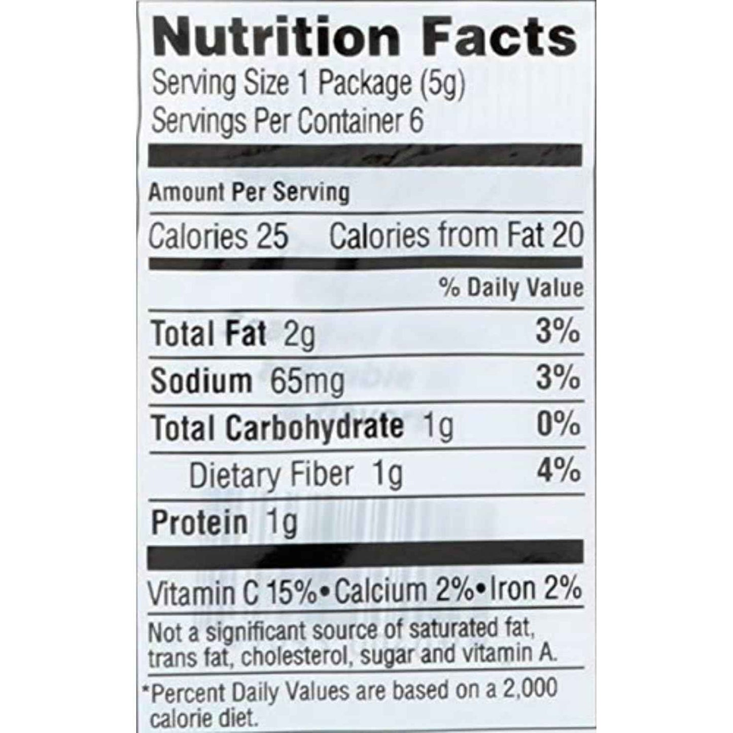 Gimme Seaweed Organic Roasted Seaweed – Portable Travel Snack for Hiking and Road Trips, Lightweight 5g Packs, 6 Count