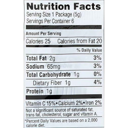 Gimme Seaweed Organic Roasted Seaweed – Portable Travel Snack for Hiking and Road Trips, Lightweight 5g Packs, 6 Count