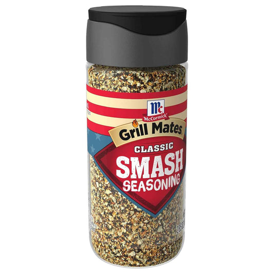 McCormick Grill Mates Classic Smash Seasoning – Backyard Patio & Deck Grilling Spice for Smash Burgers and Steaks