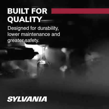 SYLVANIA 7443 Long Life Miniature Bulb 2-Pack for Safer Daytime Running Lights and Backup Lights