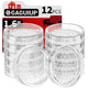Round - 1.6" 12pcs Clear