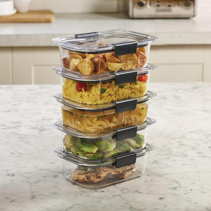 Rubbermaid Brilliance Tritan Snack Containers – Kid-Friendly Storage for Lunchboxes and Backpacks