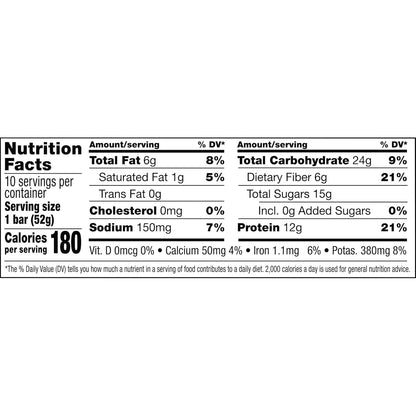 RXBAR Blueberry Protein Bar – Focus Fuel Snack for Busy Office Professionals, 10 Count Box