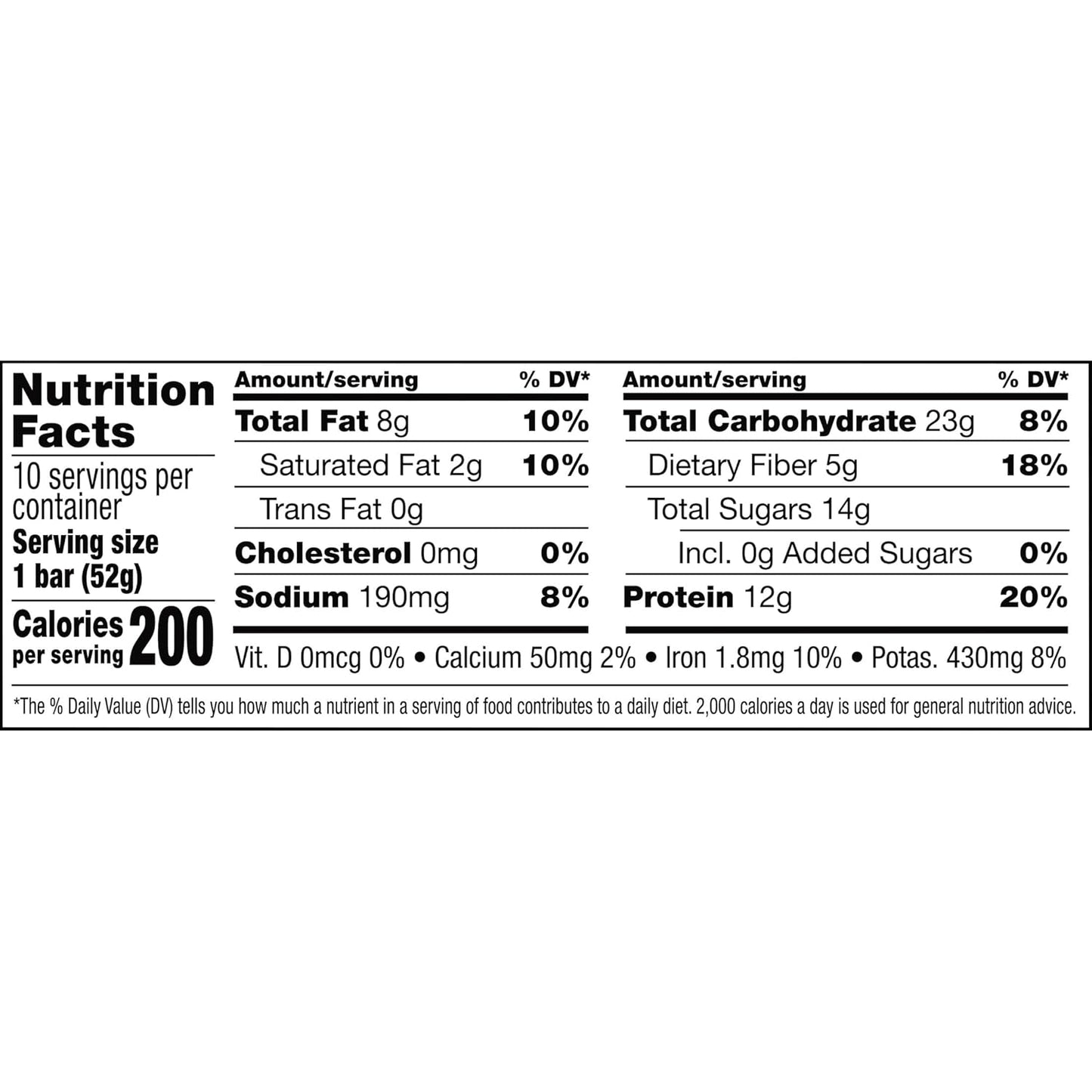 RXBAR Chocolate Sea Salt Protein Bars – 12g Protein Desk Snack for Office Focus and Afternoon Productivity, 10 Count