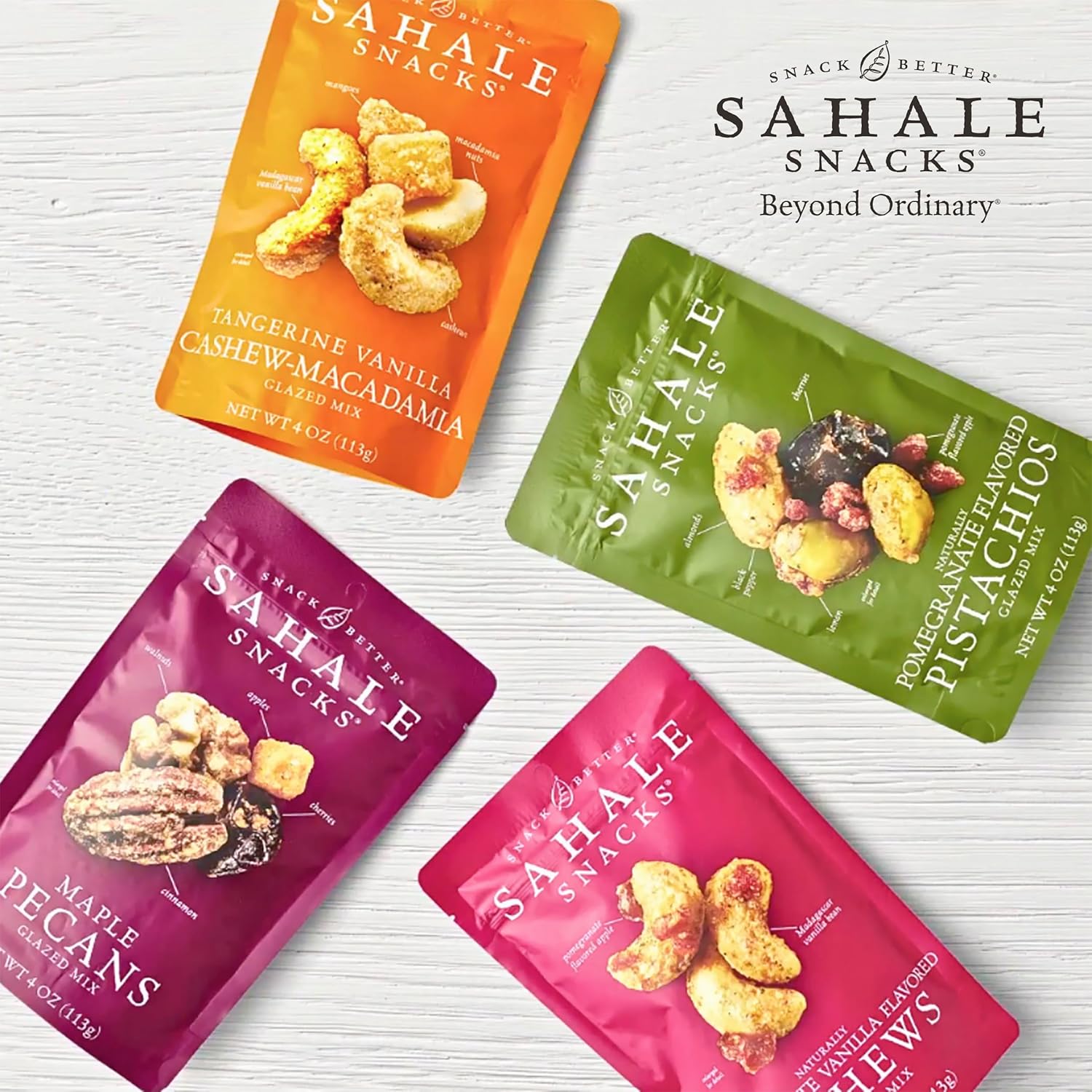 Sahale Snacks Berry Macaroon Almond Trail Mix – Mindful Office Snack for a Guilt-Free Workday Pick-Me-Up, 7 oz