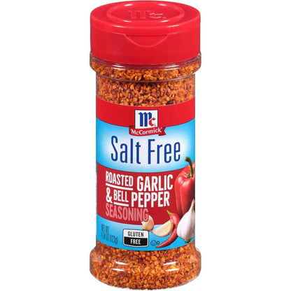 McCormick Salt Free Roasted Garlic & Bell Pepper Seasoning – Heart-Healthy Sodium-Free Spice for Mindful Home Cooking