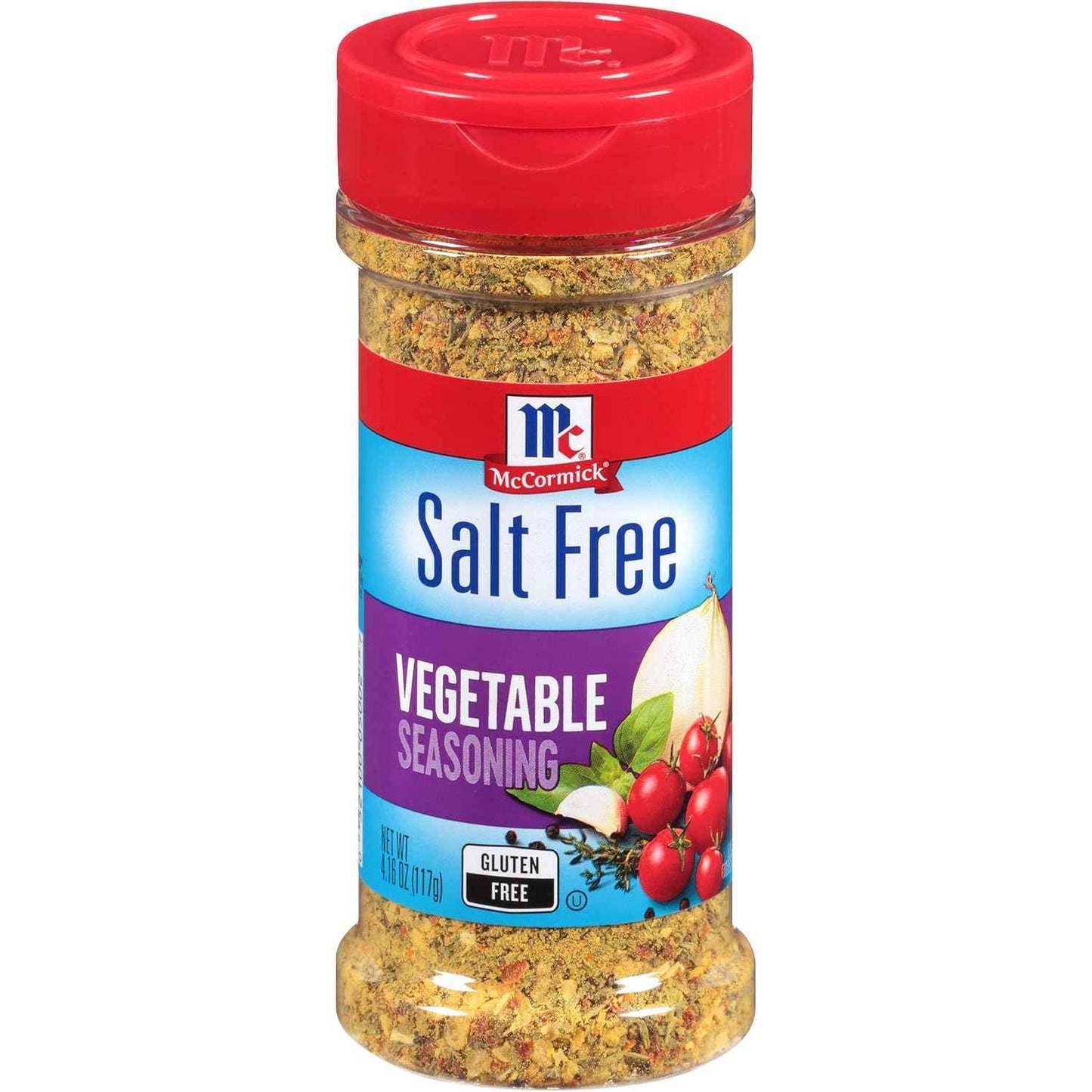 McCormick Salt Free Vegetable Seasoning, Single Bottle All Purpose Salt Replacement for Clutter Free Pantry
