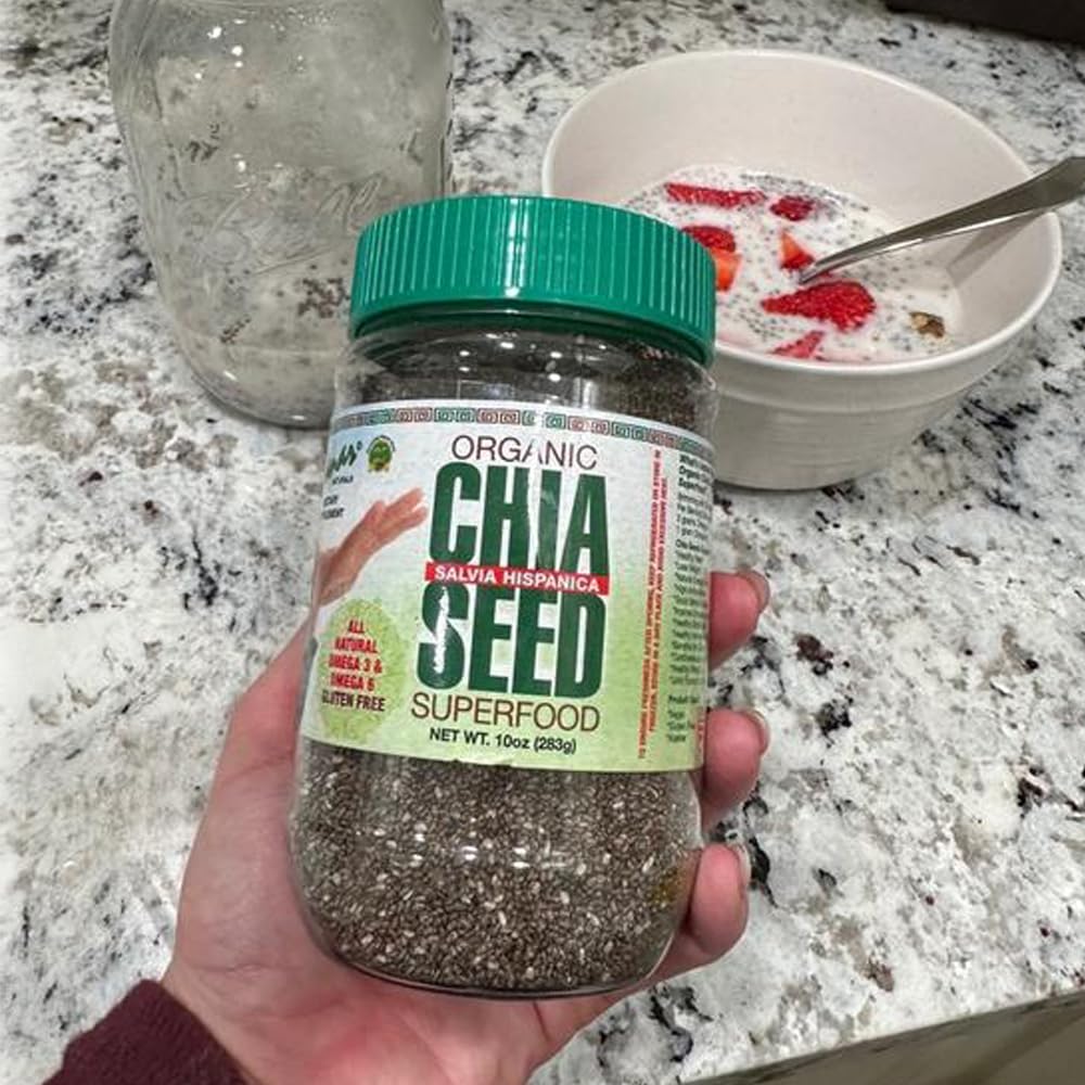 Sanar Naturals Chia Seeds – Single-Ingredient Pantry Staple for Intentional Clean Eating, 10 oz Minimalist Kitchen Must-Have