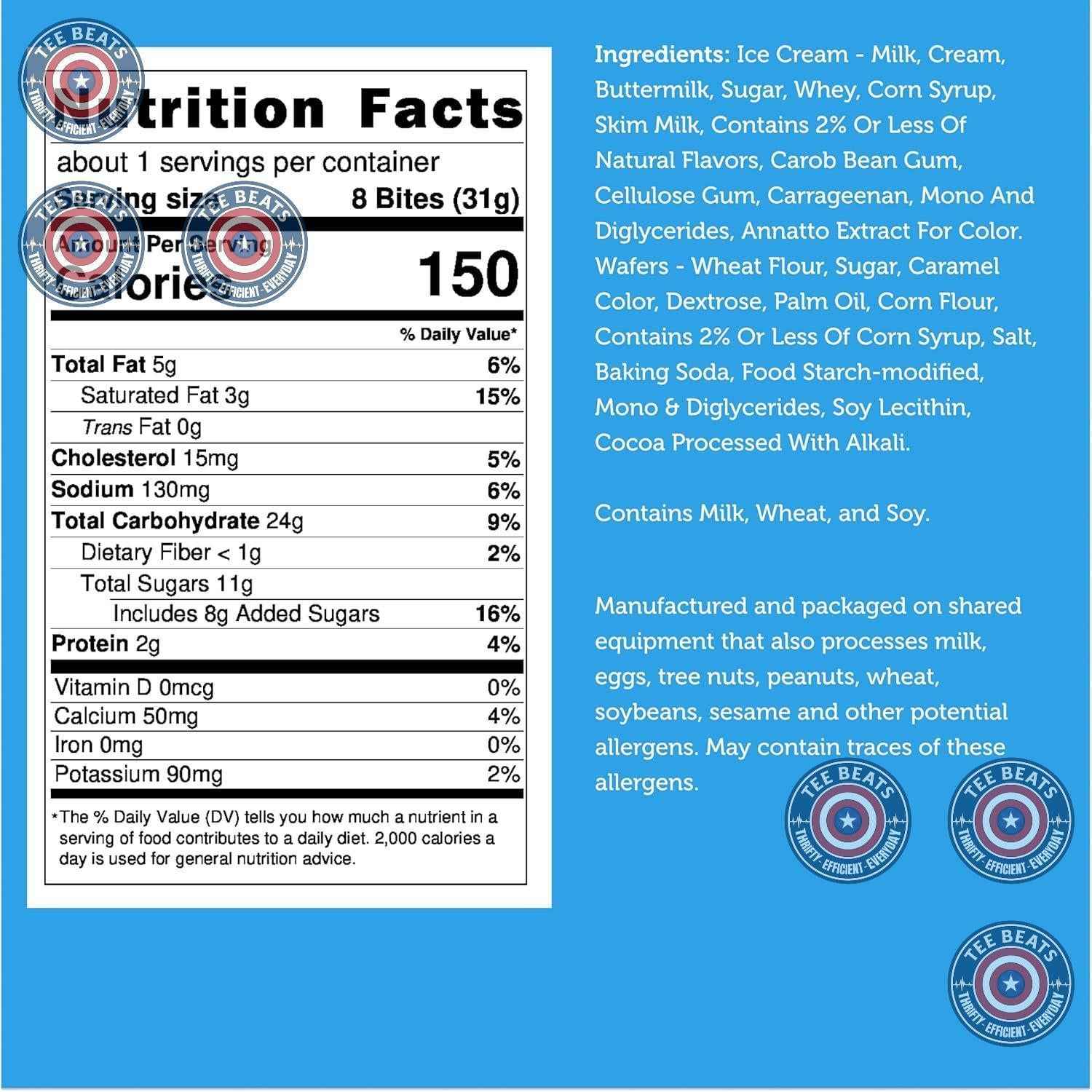 Arctic Farms Freeze Dried Ice Cream Bites - Heat-Resistant Snack for School Lunchboxes, Playdates, and Road Trips, 1.1oz Vanilla